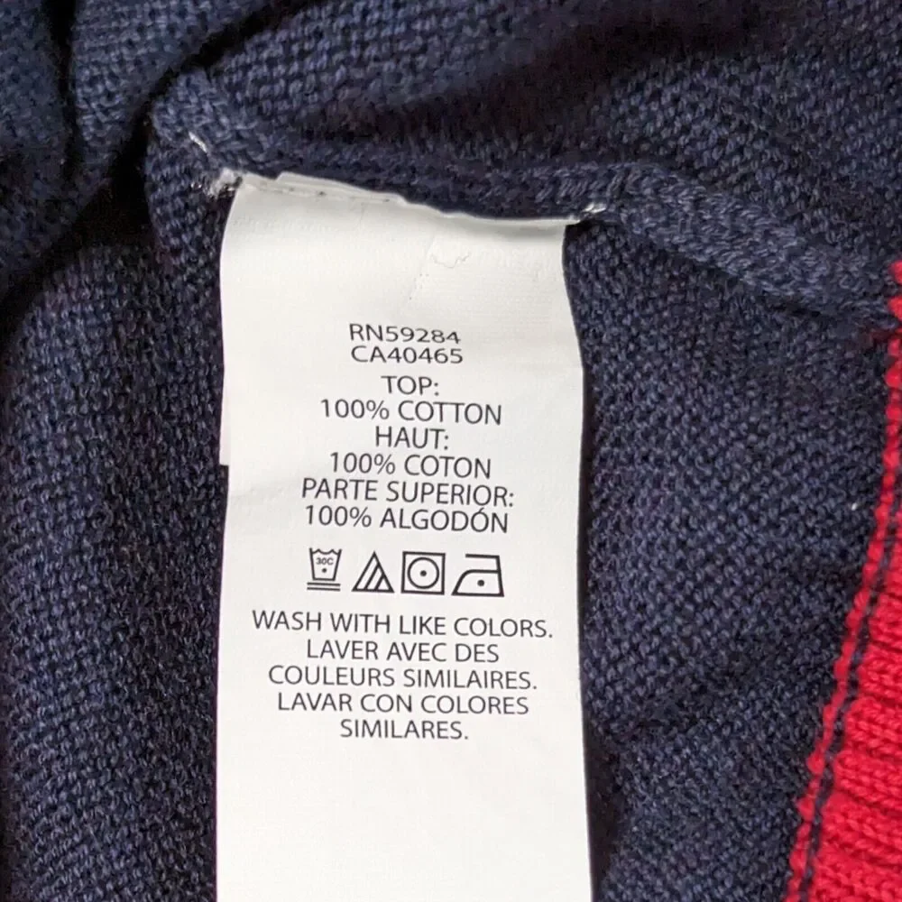The Children's Place Toddler Sweater 2T Navy Polar Bear Festive Holiday Cotton